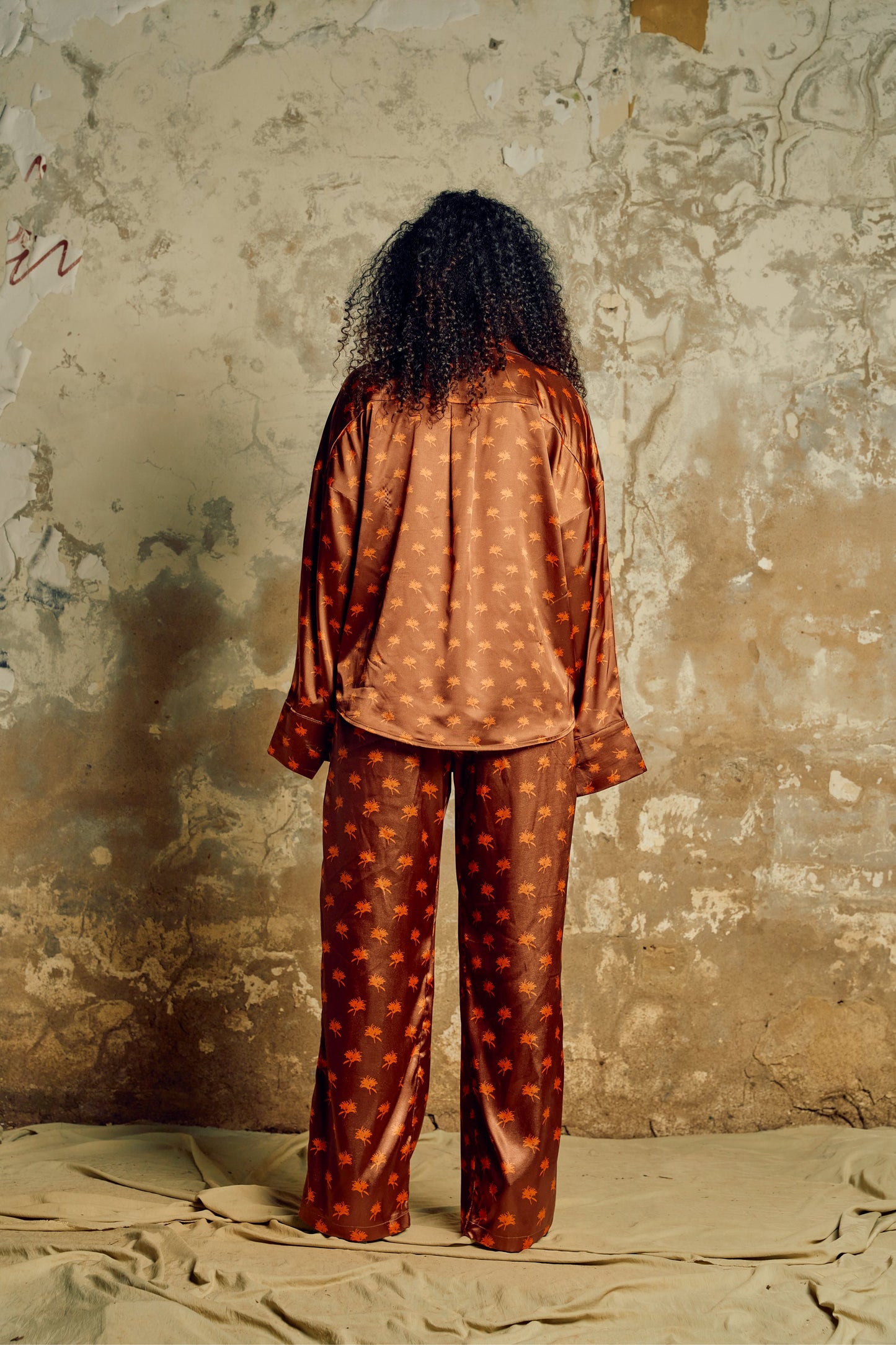 Lion’s Tail Satin Pants
