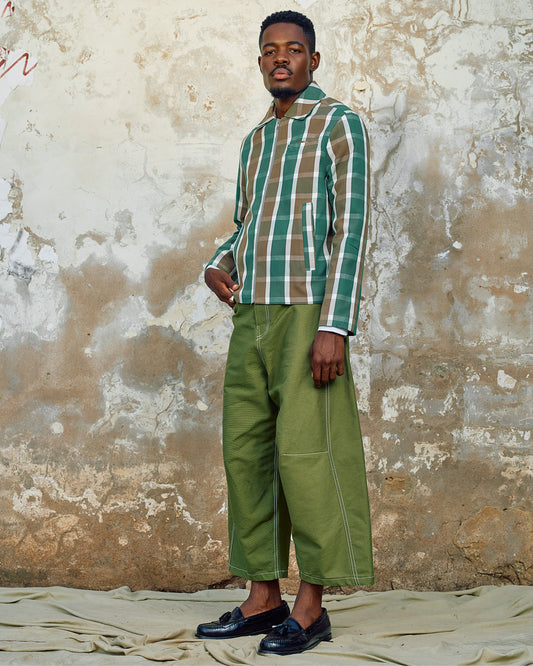 Phola Park Checkered Picnic Zip Jacket