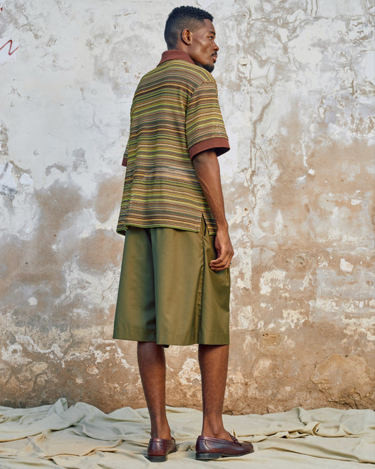 Olive Tailored Shorts
