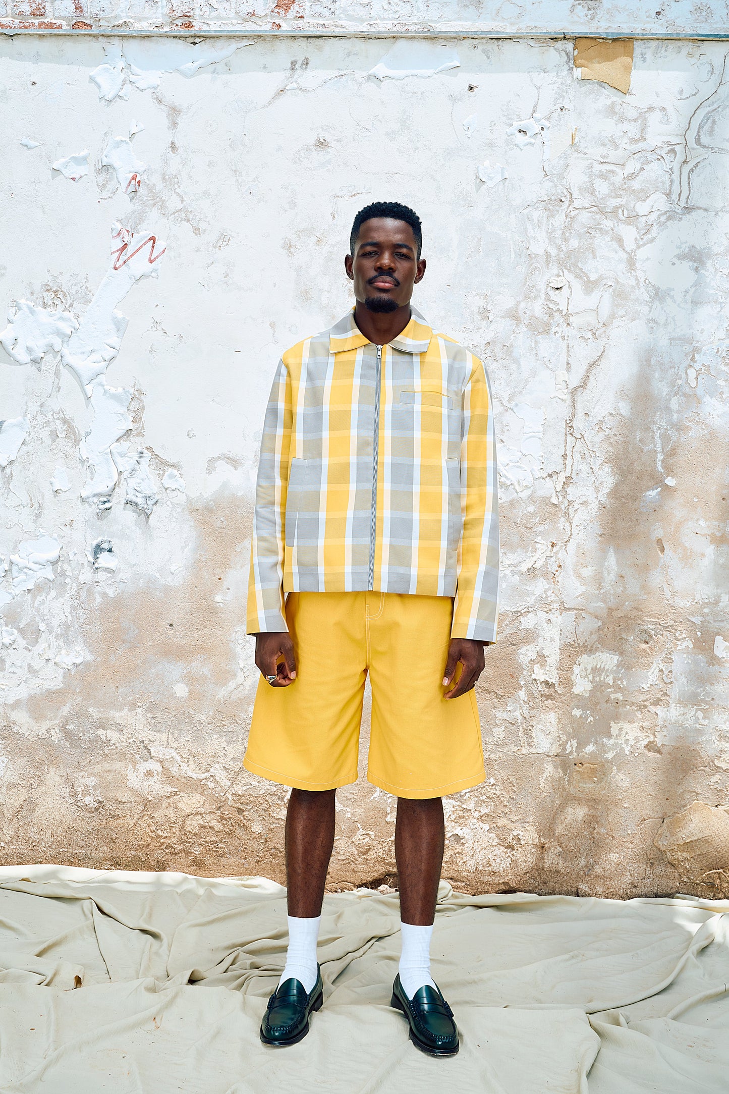 Phola Park Checkered Picnic Zip Jacket