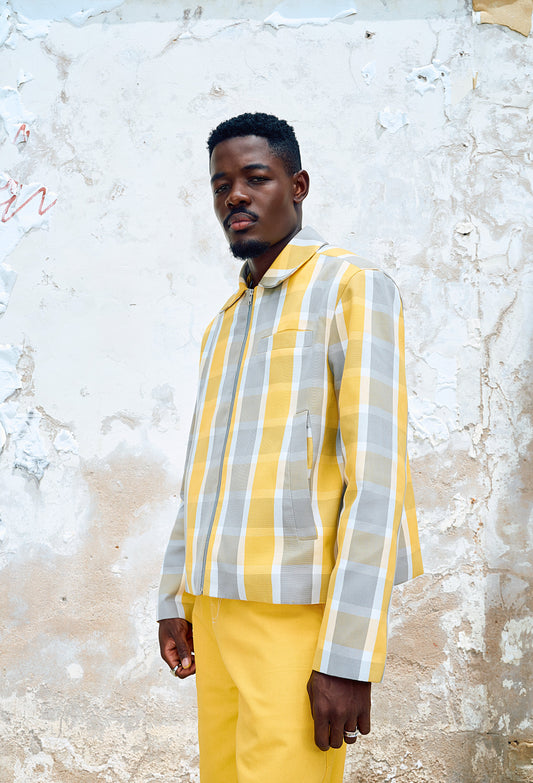 Phola Park Checkered Picnic Zip Jacket